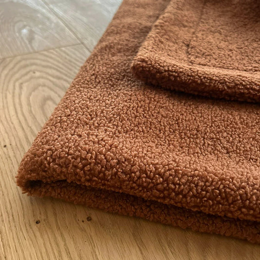 TEDDY | Kuscheldecke cognac