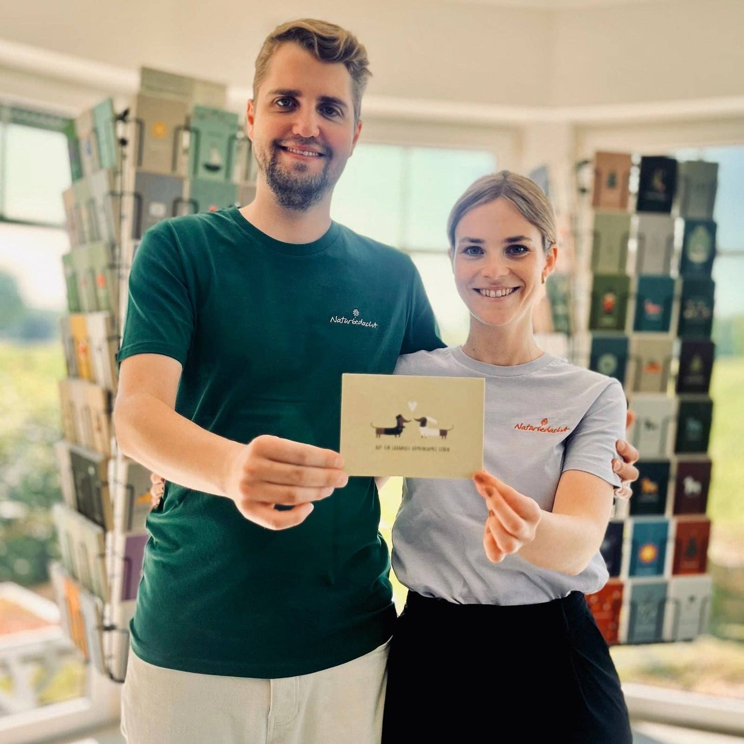 Perfect Match - Dackel | Postkarte