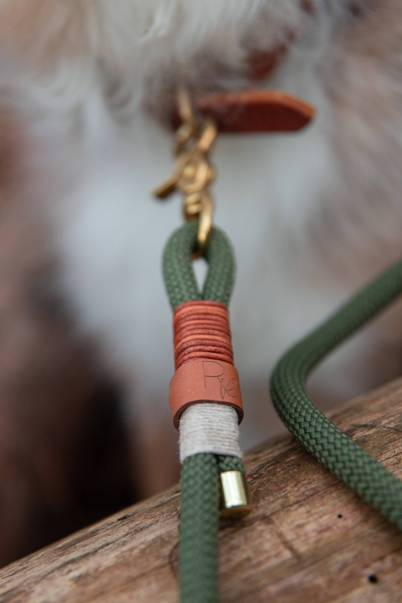 2 - fach - verstellbare Umhängeleine aus Tauseil | BOHO CHIC - RudisRudel