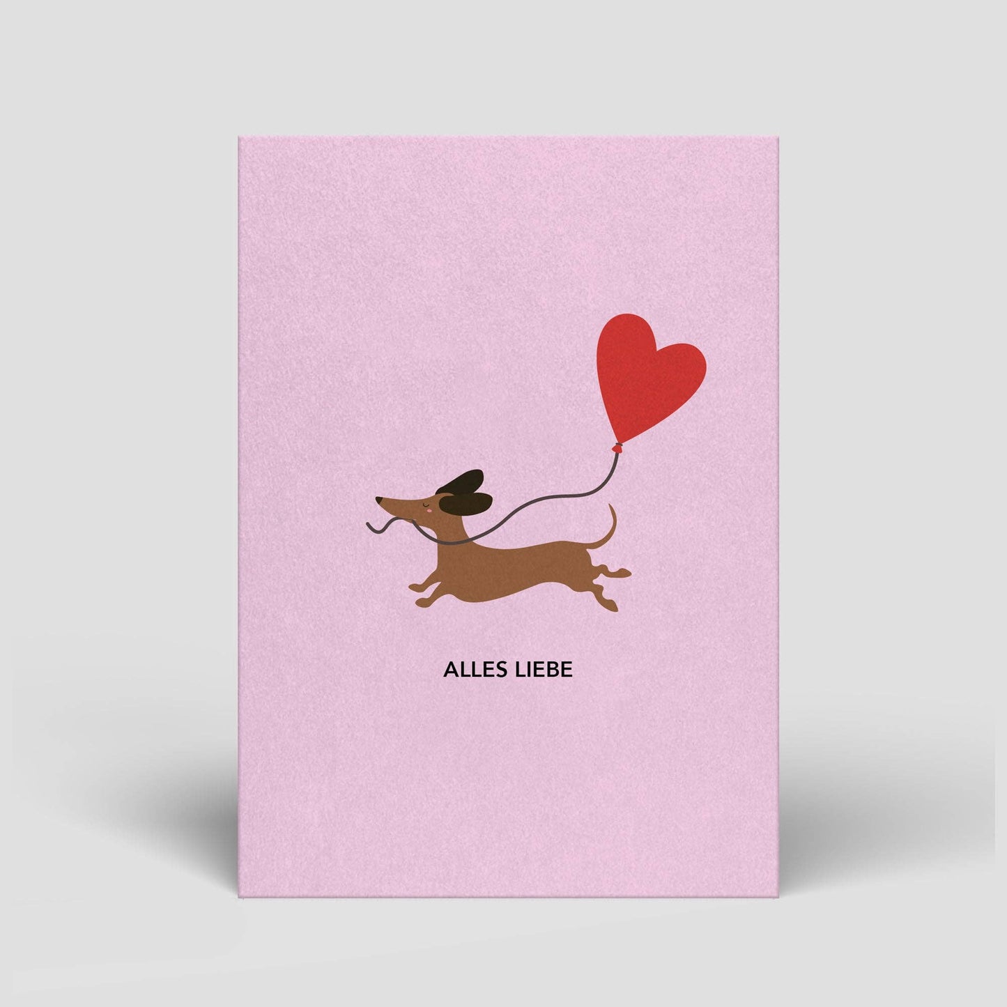 Alles Liebe - Dackel | Postkarte