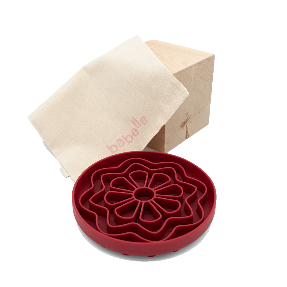 BLÜMCHEN | Schleckmatte burgundy
