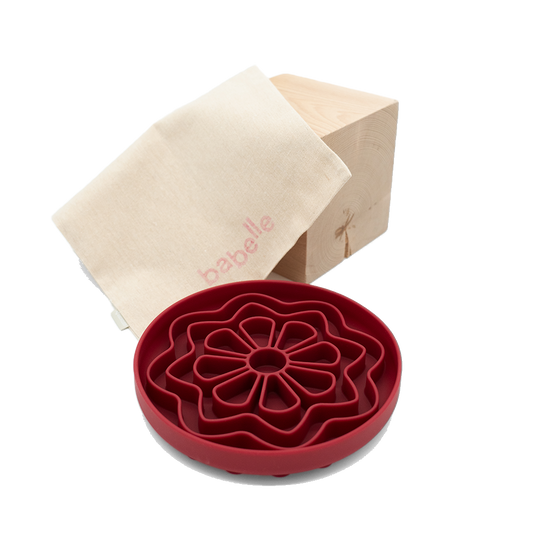 BLÜMCHEN | Schleckmatte burgundy