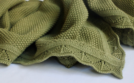 COCO | Kuscheldecke oliv