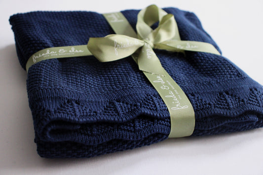 COCO | Kuscheldecke dunkelblau