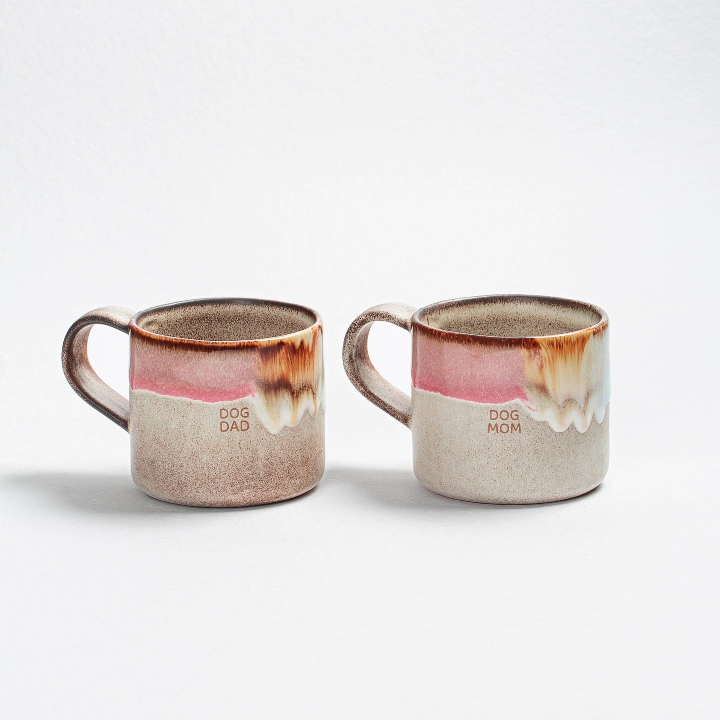 Becher „Melting Ice Cream“ | DOG MOM & DOG DAD, 2 - teiliges Set - RudisRudel