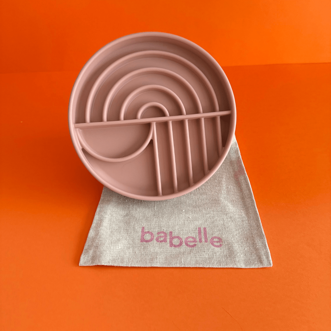 Boho Schleckmatte - Altrosa - RudisRudel