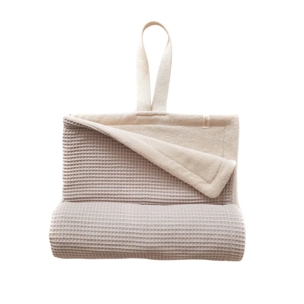 DRY | 2in1 Plaid | Decke + Pfotenhandtuch beige - RudisRudel