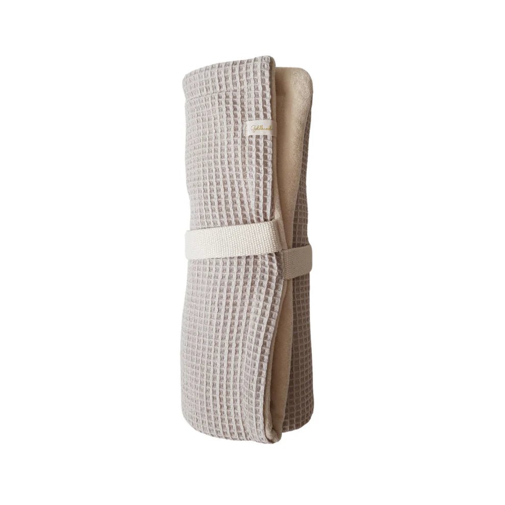 DRY | 2in1 Plaid | Decke + Pfotenhandtuch beige - RudisRudel