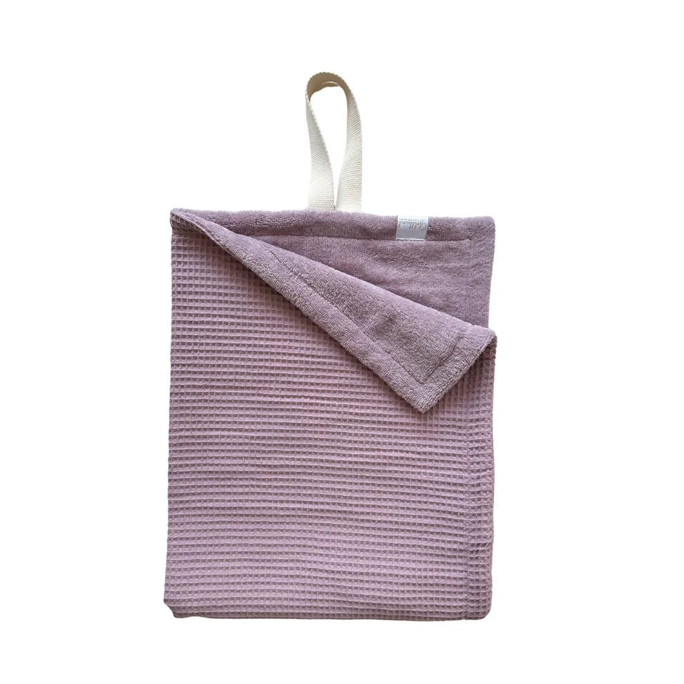 DRY | 2in1 Plaid | Decke + Pfotenhandtuch blush - RudisRudel