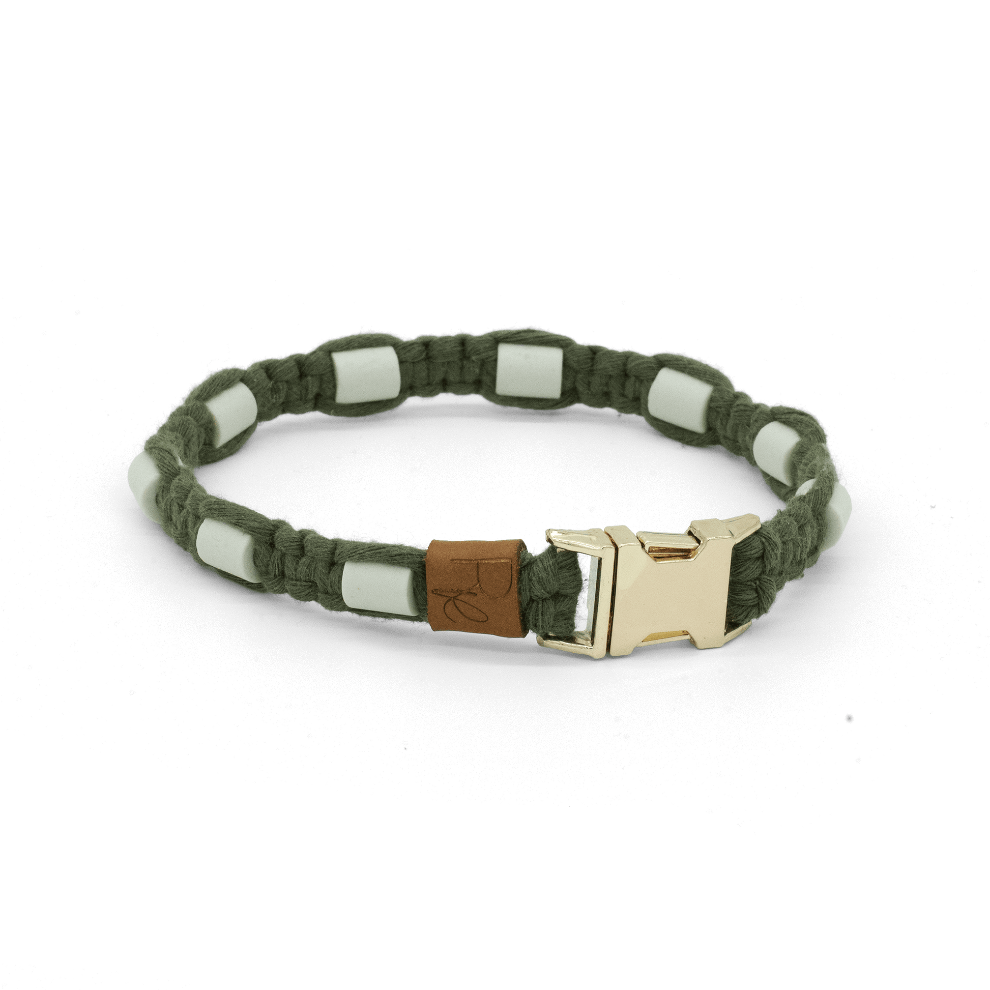 EM - Keramik - Halsband aus Makramee | BOHO CHIC - RudisRudel