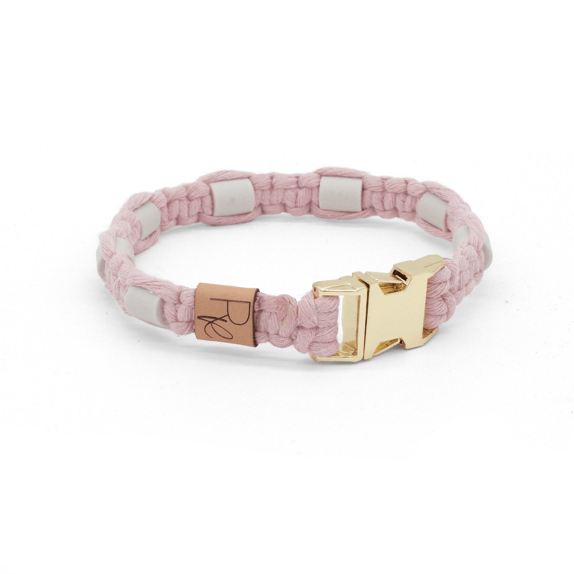 EM - Keramik - Halsband aus Makramee | PASTEL DREAMS - RudisRudel