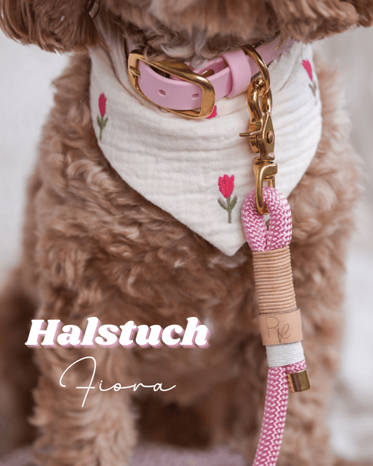 FIORA | Musselinhalstuch mit Tulpen - RudisRudel