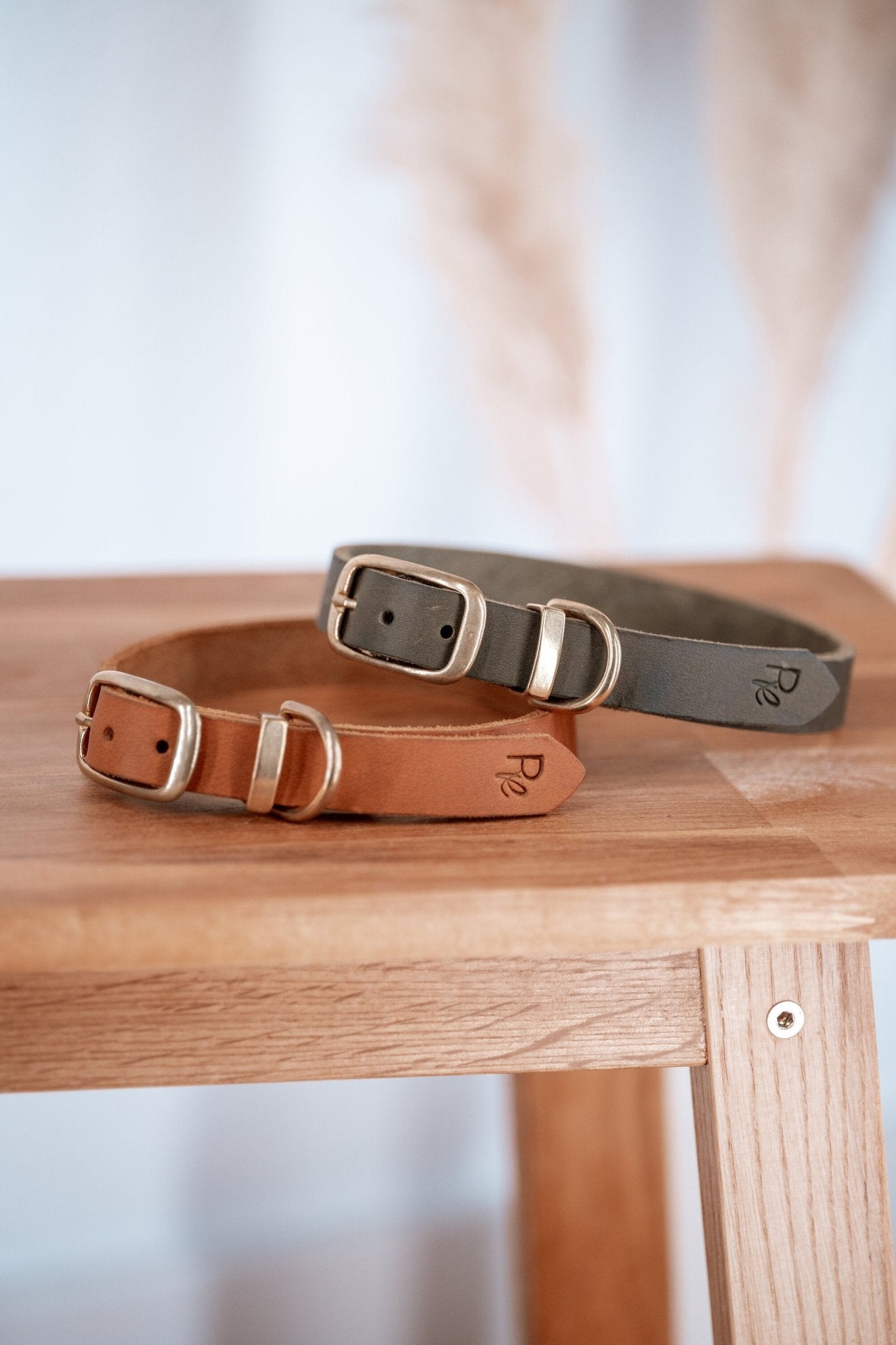 Halsband aus Fettleder | BOHO CHIC - RudisRudel