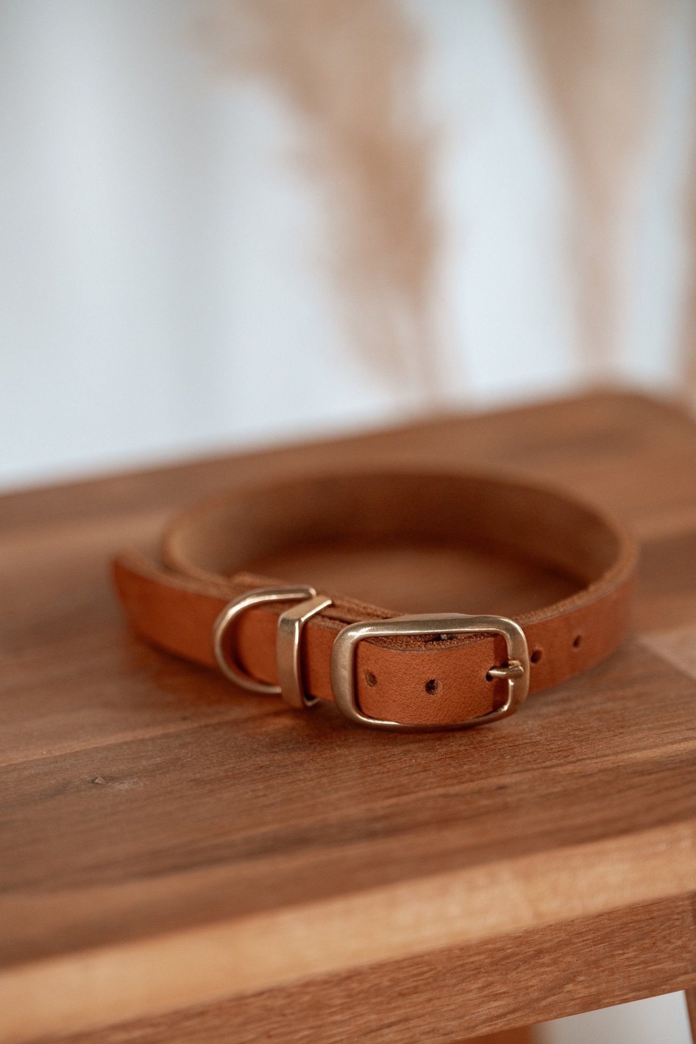 Halsband aus Fettleder | BOHO CHIC - RudisRudel