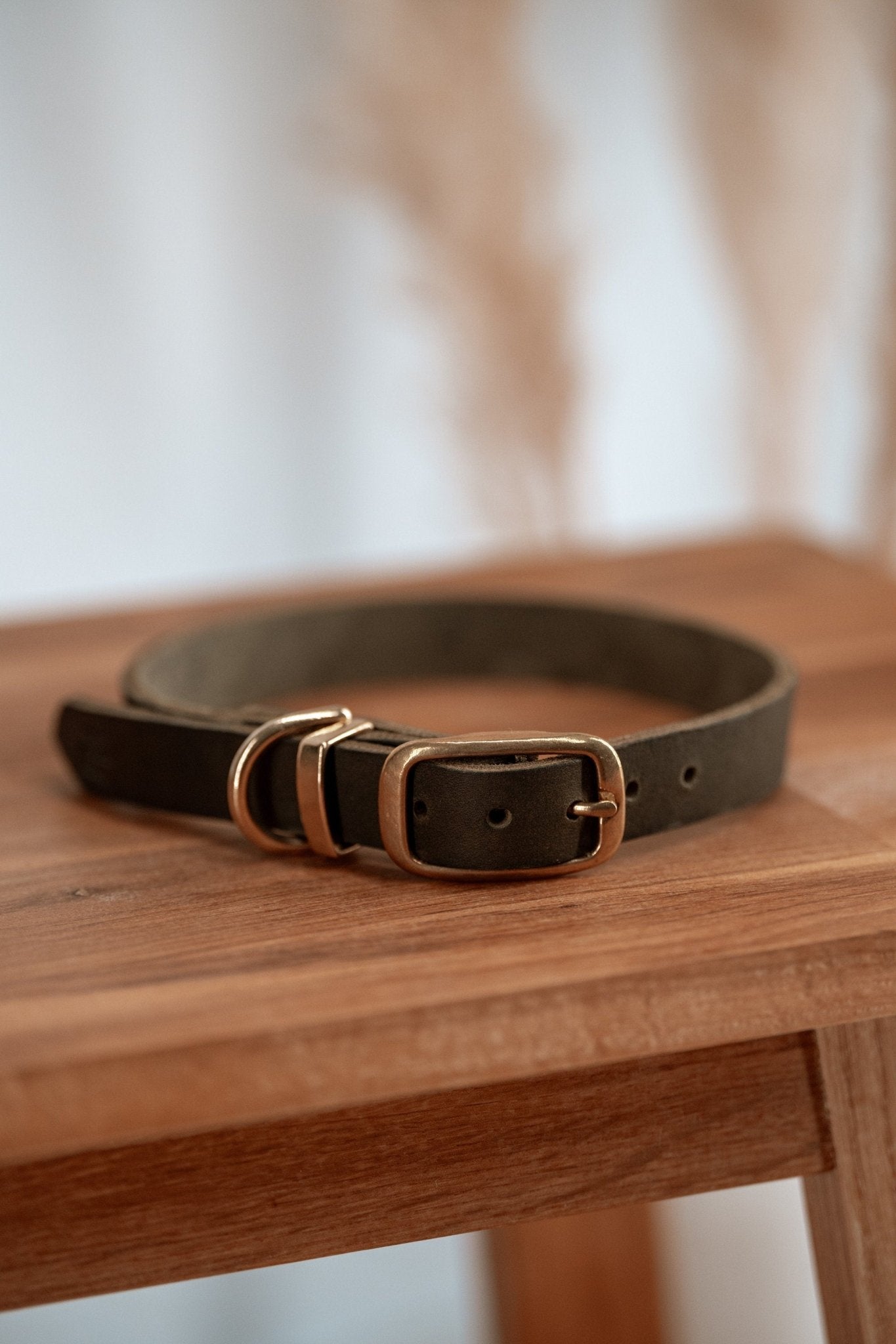 Halsband aus Fettleder | BOHO CHIC - RudisRudel