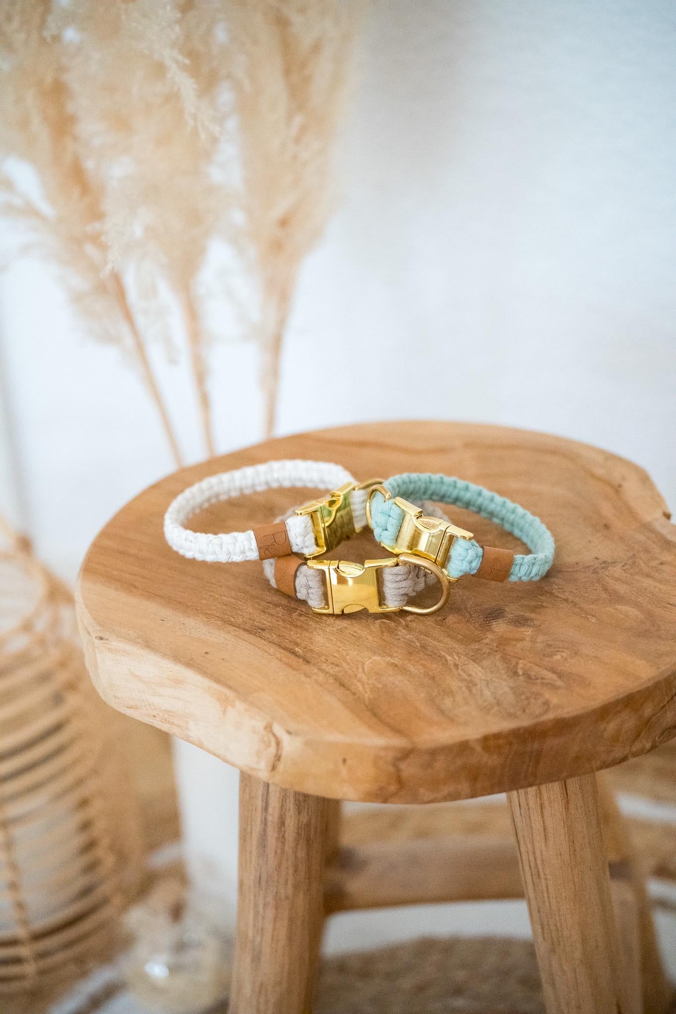 Halsband aus Makramee | COLOUR CLASH - RudisRudel