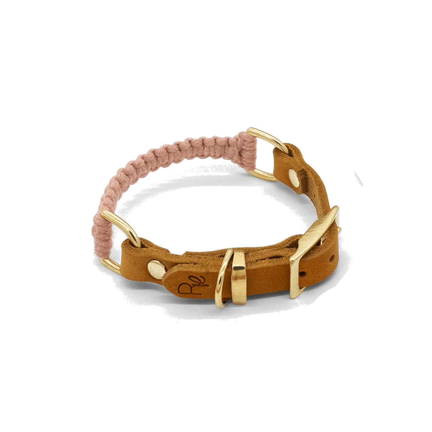Halsband Makramee x Fettleder | BOHO CHIC - RudisRudel