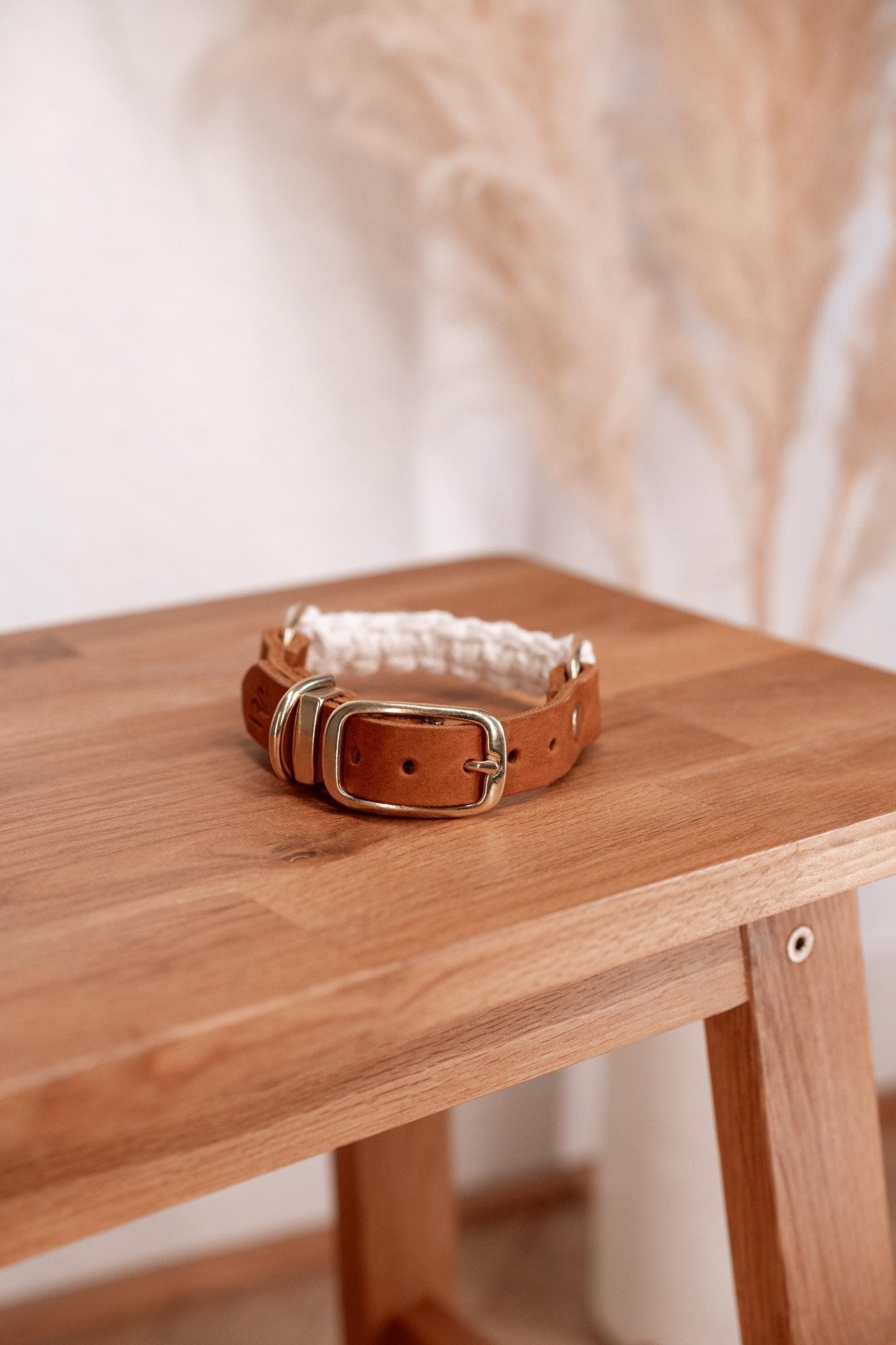 Halsband Makramee x Fettleder | BOHO CHIC - RudisRudel