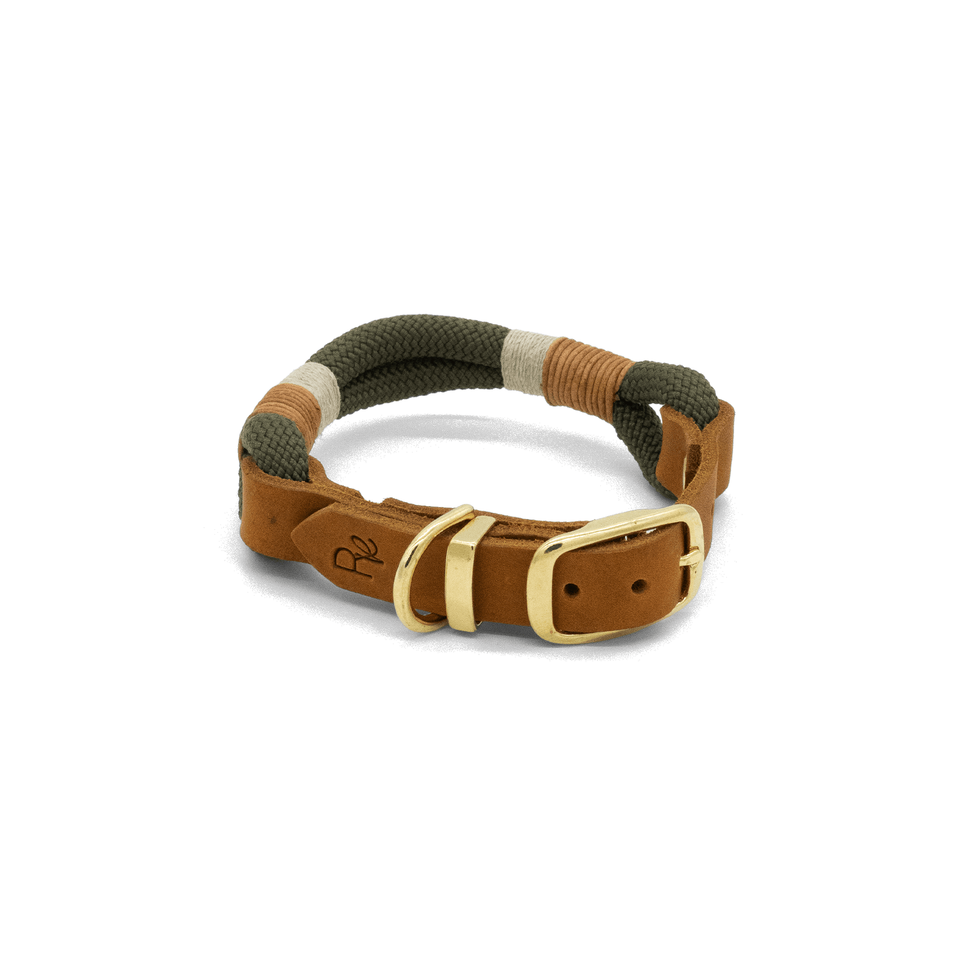 Halsband Tau x Fettleder | BOHO CHIC - RudisRudel