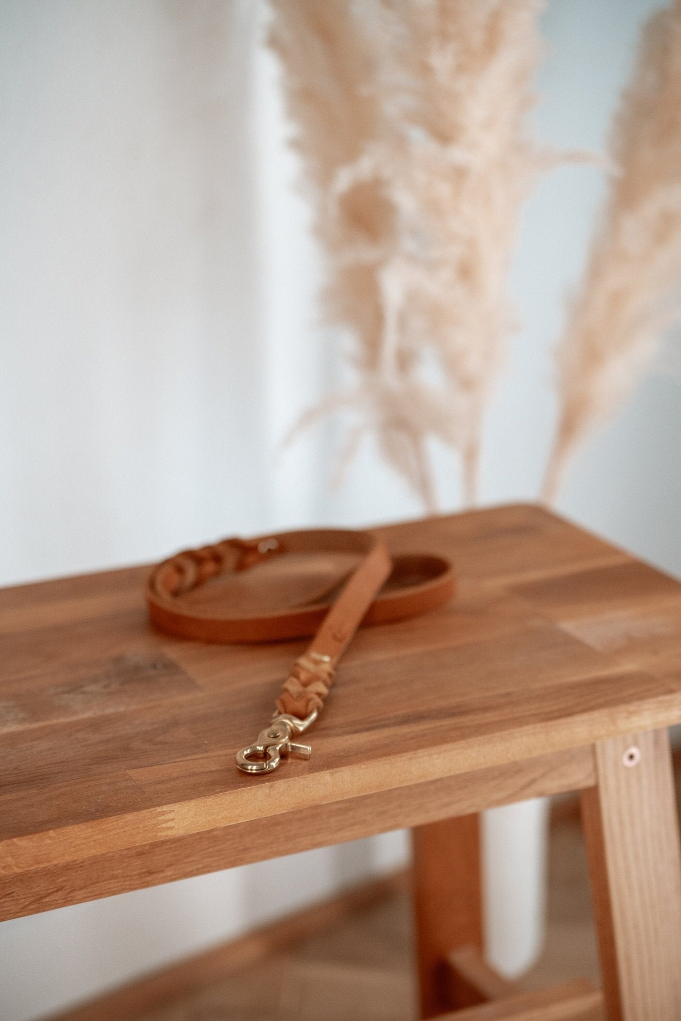 Handschlaufe/Kurzführer aus Fettleder | BOHO CHIC - RudisRudel