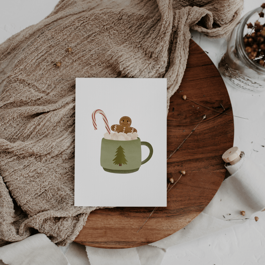 HOT CHOCOLATE | Weihnachtskarte - RudisRudel
