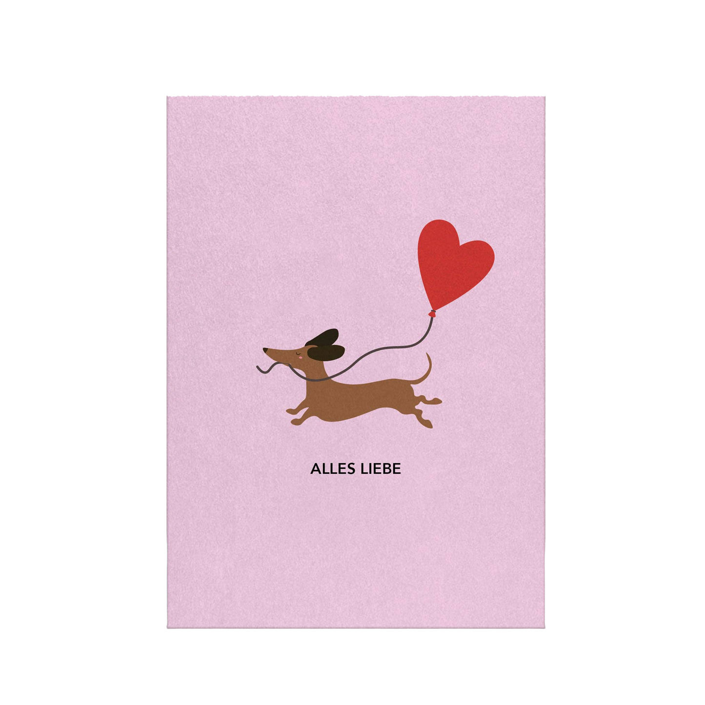 Alles Liebe - Dackel | Postkarte