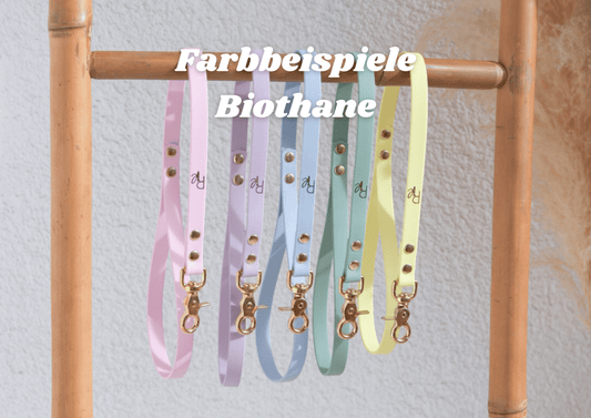 Mix & Match Bundle | 3 - teilige Leine + Biothanehalsband | PASTEL DREAMS - RudisRudel