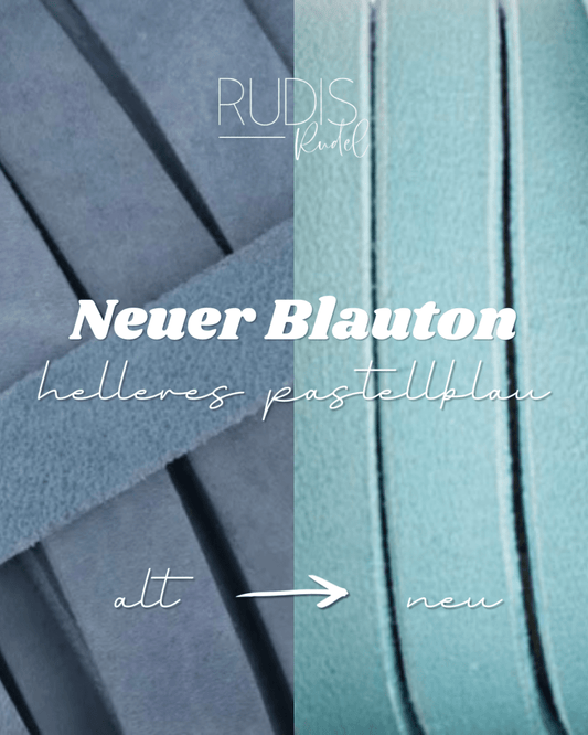 Mix & Match Set | Handschlaufe + Halsband Fettleder & Unterteil Baumwollseil | PASTEL DREAMS - RudisRudel