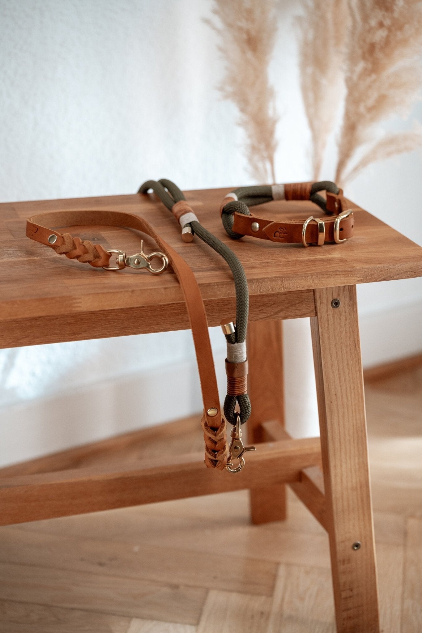 Mix & Match Set | Tau x Lederhalsband | BOHO CHIC - RudisRudel