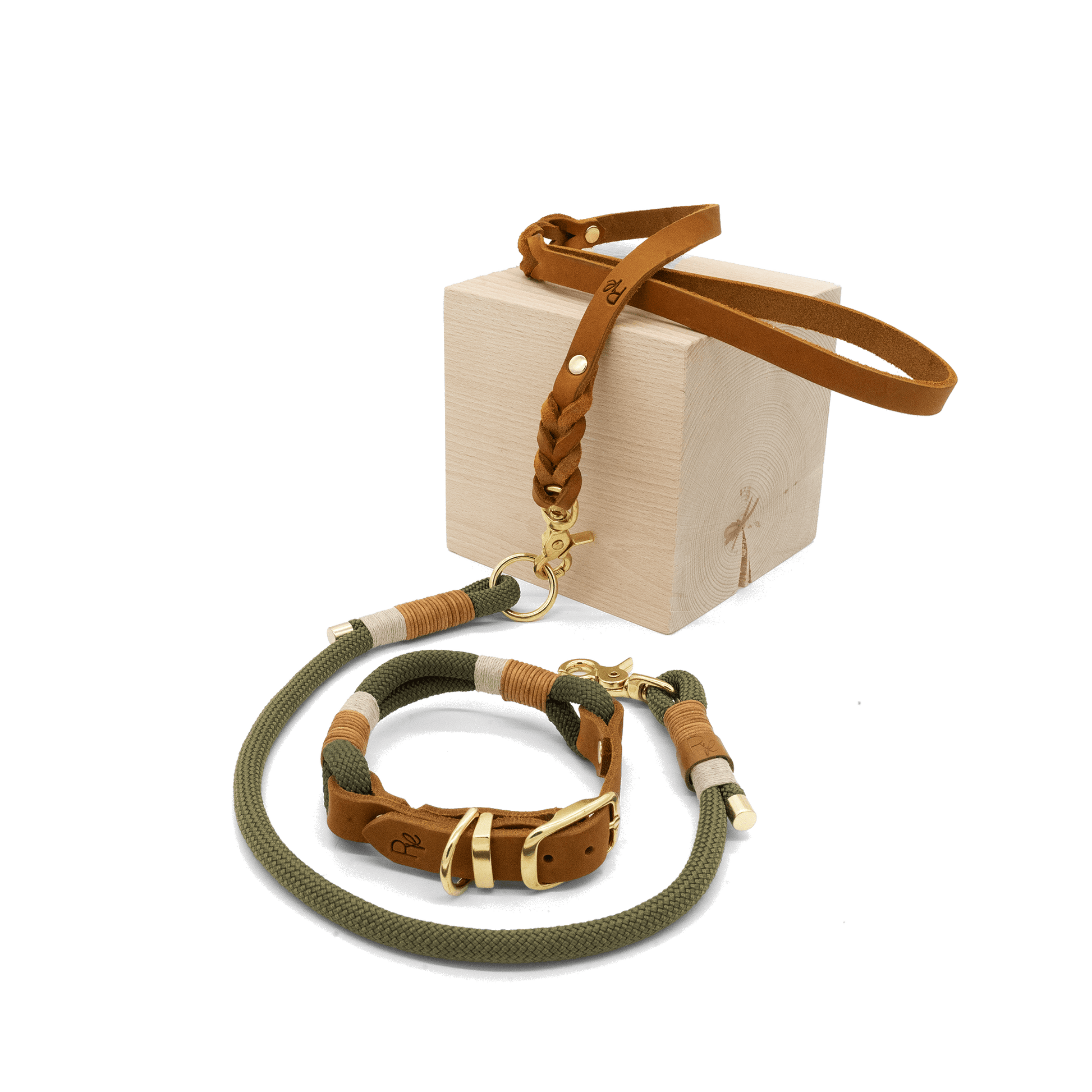 Mix & Match Set | Tau x Lederhalsband | BOHO CHIC - RudisRudel