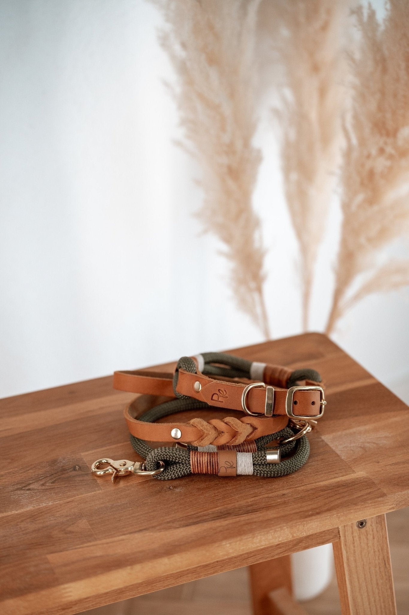 Mix & Match Set | Tau x Lederhalsband | BOHO CHIC - RudisRudel