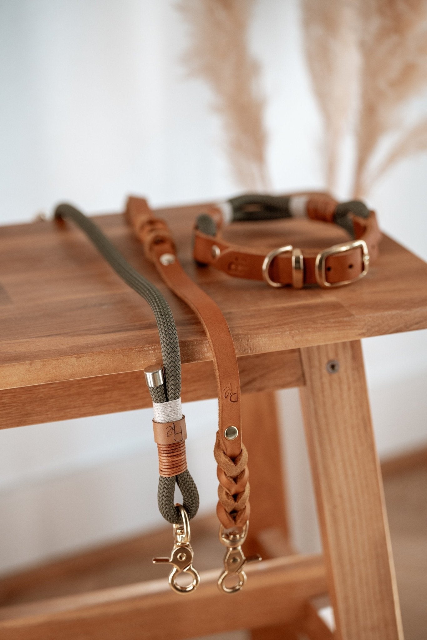 Mix & Match Set | Tau x Lederhalsband | BOHO CHIC - RudisRudel