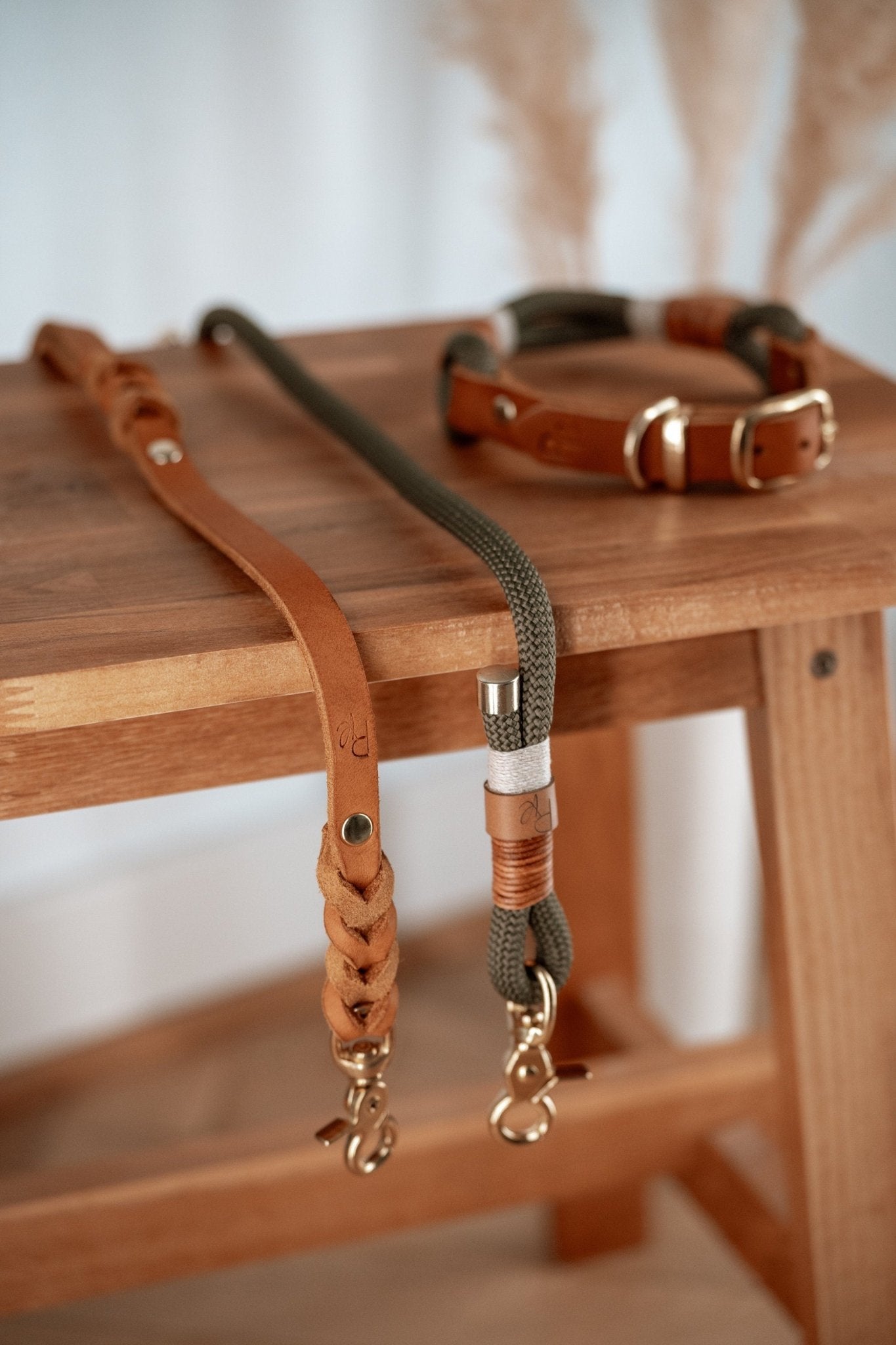 Mix & Match Set | Tau x Lederhalsband | BOHO CHIC - RudisRudel