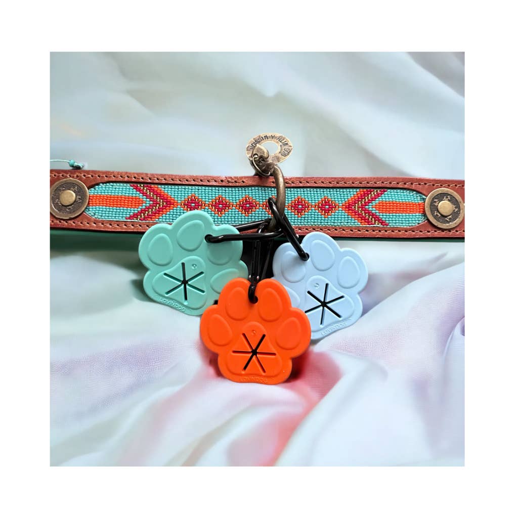 PFOTE | Kotbeutelhalter pastellblau - RudisRudel