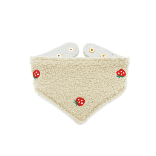 STRAWBERRY FIELDS | Wendehalstuch beige - RudisRudel