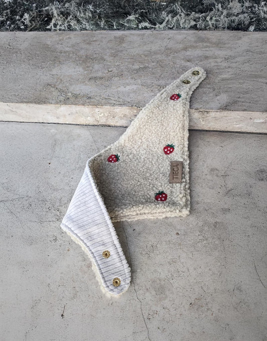 STRAWBERRY FIELDS | Wendehalstuch beige - RudisRudel