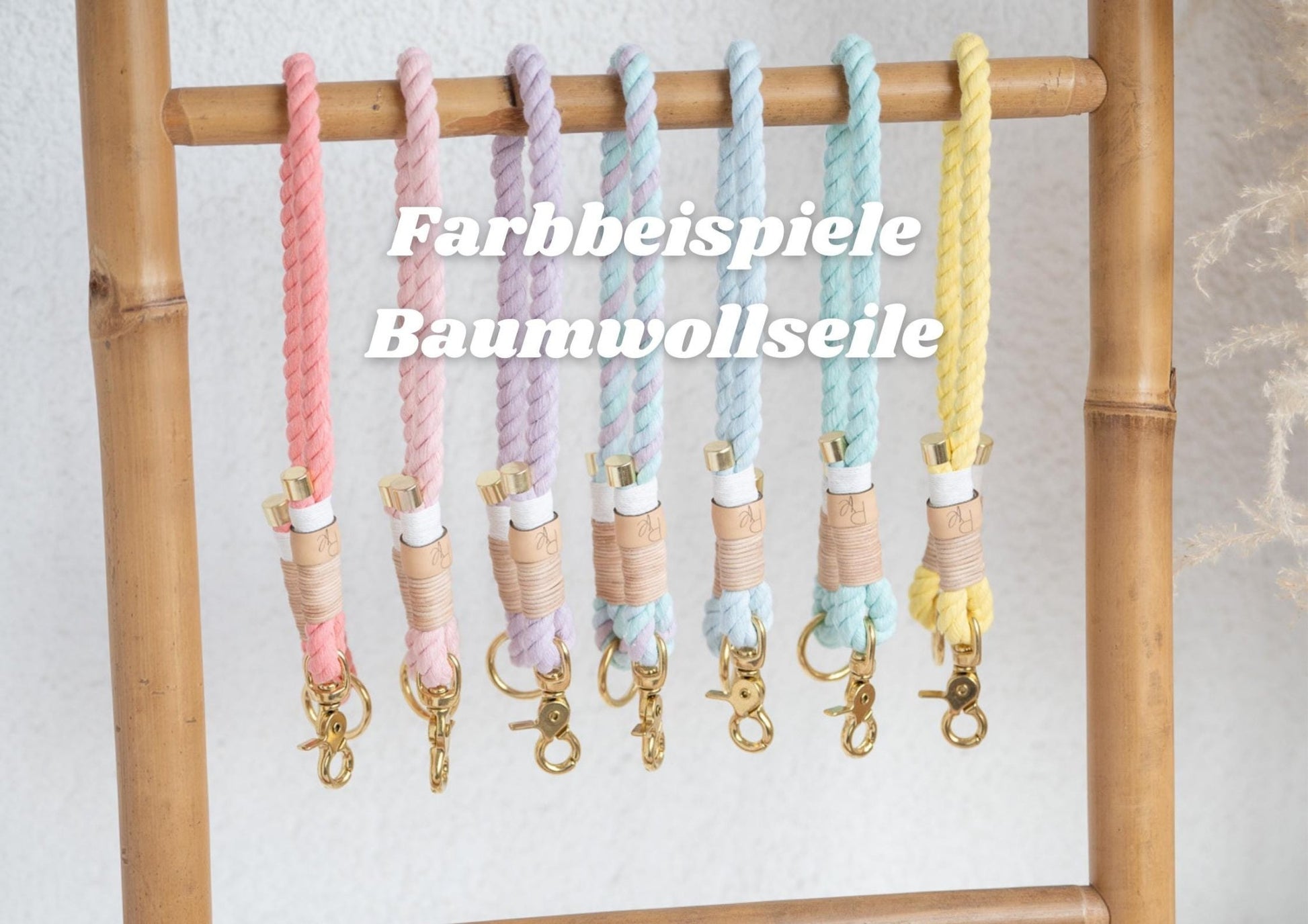 Verstellbare Handschlaufe aus Tauseil | PASTEL DREAMS - RudisRudel