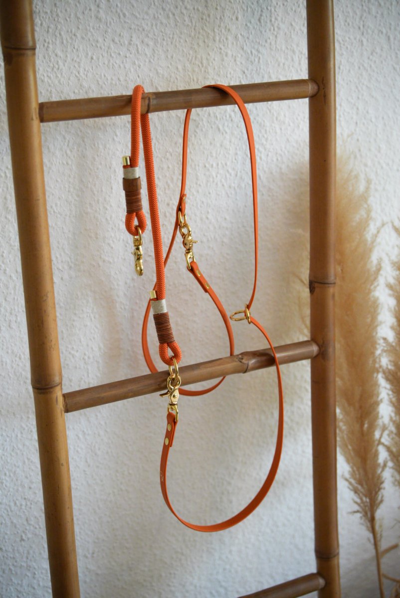 2 - fach - verstellbare Handschlaufe aus Biothane | BOHO CHIC - RudisRudel