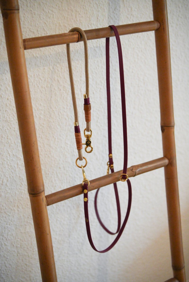 2 - fach - verstellbare Handschlaufe aus Biothane | BOHO CHIC - RudisRudel