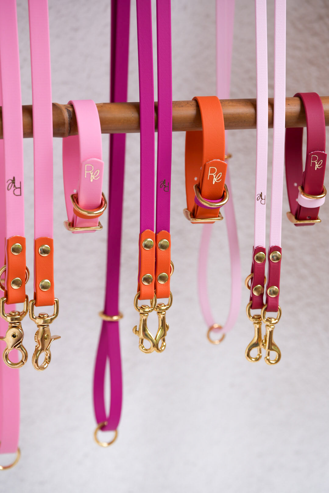 3-way adjustable shoulder leash made of BioThane | PASTEL DREAMS