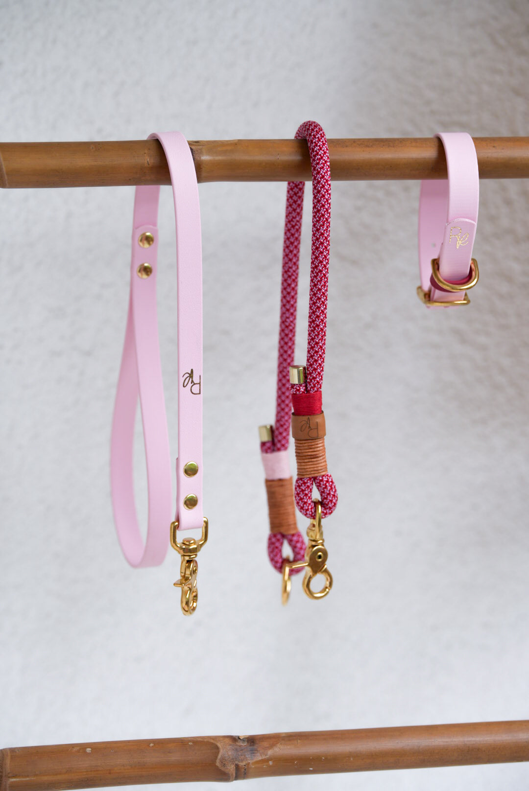 Mix & Match Set | Hand Strap + BioThane Collar & Rope Leash Lower Part | PASTEL DREAMS
