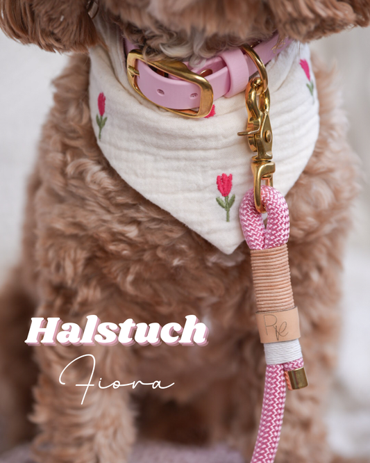 FIORA | Musselinhalstuch mit Tulpen