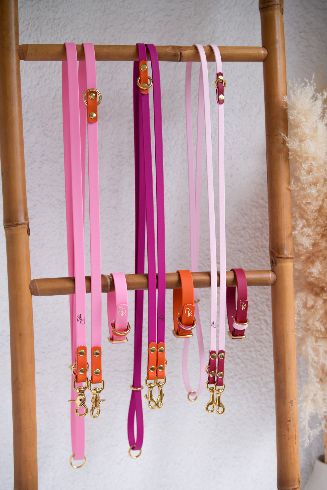 3-way adjustable shoulder leash made of BioThane | PASTEL DREAMS