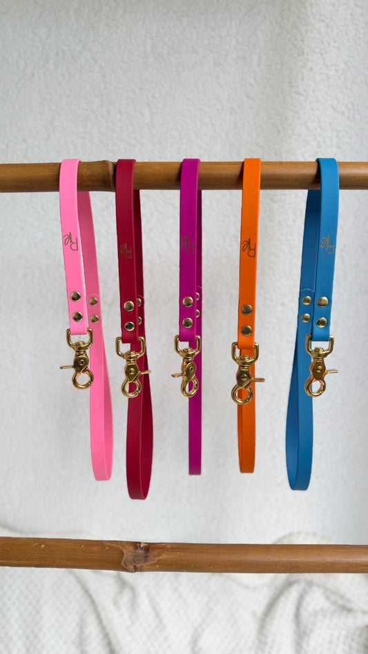 Waxed Leather Hand Loop 15mm LILAC