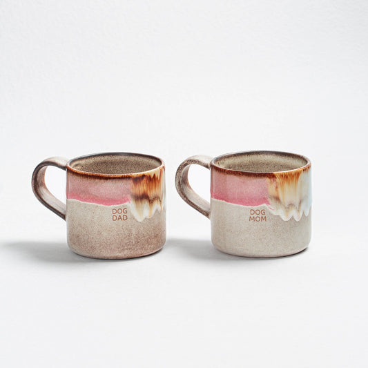 Becher „Melting Ice Cream“ | DOG MOM & DOG DAD, 2 - teiliges Set - RudisRudel