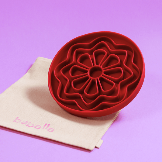 BLÜMCHEN | Schleckmatte burgundy - RudisRudel