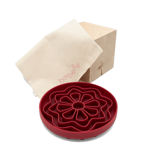 BLÜMCHEN | Schleckmatte burgundy - RudisRudel