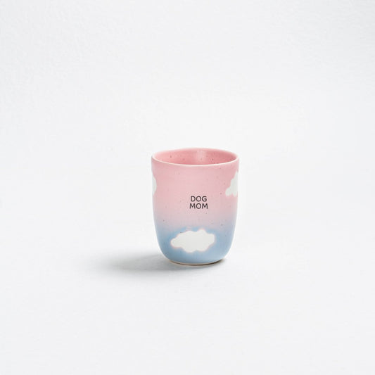 CLOUD SUNSET | Dog Mom Tasse, rosa blau - RudisRudel