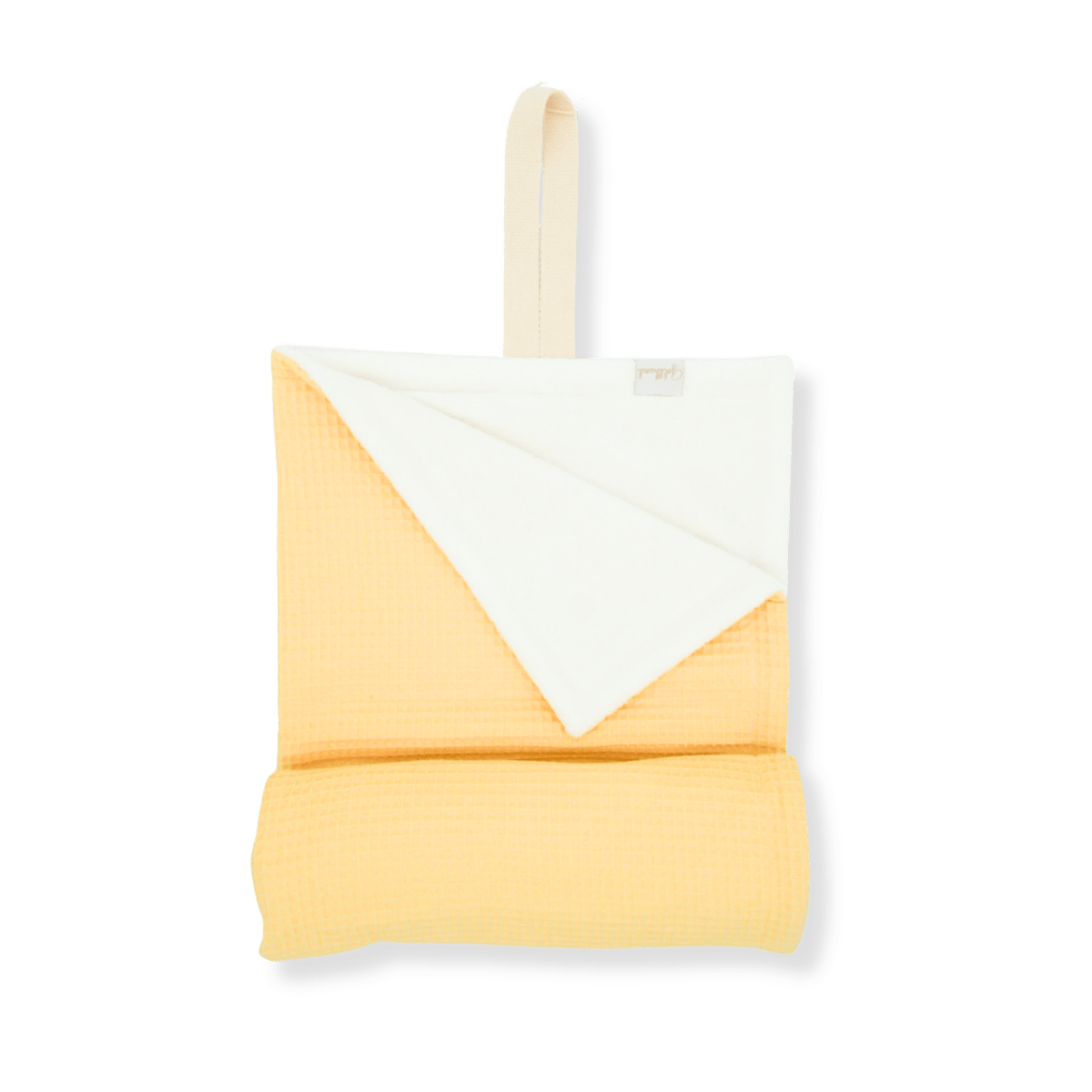 DRY | 2in1 Plaid | Decke + Pfotenhandtuch lemon - RudisRudel