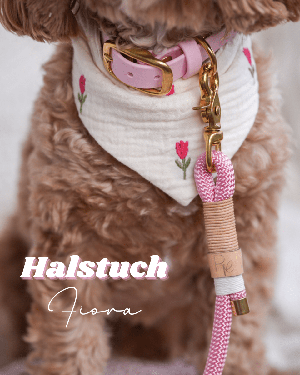 FIORA | Musselinhalstuch mit Tulpen - RudisRudel